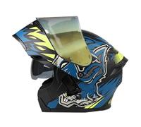 Casco Da Moto Apribile Con Doppia Visiera Casco Moto Modulare Integrale Caschi Apribili E Modulari Omologati DOTECE Elmetto Integrali Per Adulti Adatto A Tutte Le Stagioni Z-3,M:57-58CM