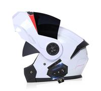 Casco Da Moto Bluetooth, Caschi Integrali Flip-Up, Casco Integrale Da Moto Per Uomo Certificato ECE, Casco Da Moto Unisex Leggero, Caschi Da Moto Per Uomo E Donna W,L (59-60)