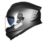 Casco Da Moto, Casco Integrale, Casco Smart Street ABS E Ad Alta Densità E Casco Da Motocross Confortevole Omologato ECE 22.06, Adatto A Giovani E Adulti A3,M/(55~56cm)