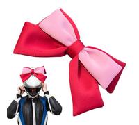 Casco da moto con fiocco per donne e ragazze, decorazione per casco con fiocco grande, accessori decorativi per caschi staccabili