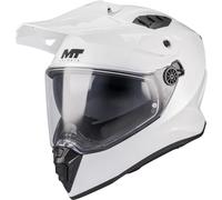 Casco da moto enduro MT Track SV Pure A0 bianco M