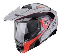 Casco da moto enduro Scorpion ADX-2 Kamps grigio-rosso L