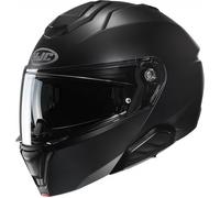 Casco da moto flip-up HJC i91 Solid semi-opaco nero M