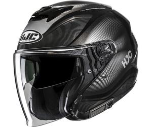 Casco da moto jet HJC i40N Vision MC5 nero-bianco 2XL