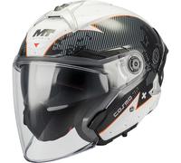 Casco da moto jet MT Cosmo SV Layout A1 nero-grigio S
