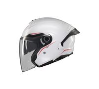 Casco da moto jet MT Helmets Cosmo Sv Solid A0 Blanc M (57/58 cm)
