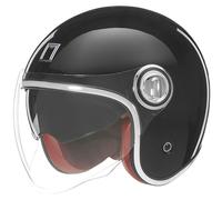Casco da moto jet NOX PREMIUM Heritage nero M