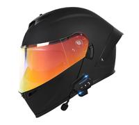 Casco Da Moto Modulare Bluetooth Omologato DOTECE Caschi Integrali Apribili E Modulari Con Doppia Visiera Elmetto Integrato Apribile Con Altoparlante E Microfono Adulti W,L:59-60CM