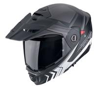 Casco da moto modulare Scorpion ADX-2 LEWIS nero opaco-argento XS