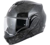 Casco da moto modulare Scorpion EXO-TECH EVO ONYX CARBON, colore nero. M