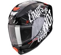 Casco da moto per bambini Scorpion EXO-JNR AIR BOUM bianco e nero Saldi S