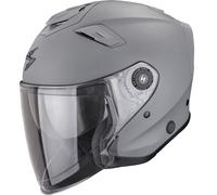Casco da moto Scorpion EXO-GT Jet Solid Open Face Grigio Cemento Opaco S