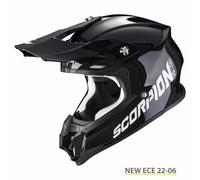 Casco da moto Scorpion VX-16 Evo Air Solid ECE 22-06 Noir M