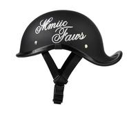 Casco da moto semi integrale con visiera per uomini e donne fuoristrada scooter cruiser cantiere strada con fibbia a sgancio rapido omologato DOT