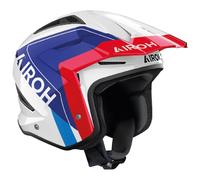 Casco da moto trial Airoh TRR 2 Hunt blu-rosso XL