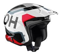 Casco da moto trial Airoh TRR 2 Jupiter rosso S