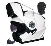 Casco da motocicletta apribile, casco integrale da moto, omologato ECE 2205, con doppia visiera antiappannamento, adatto sia per uomo che per donna. 7,L56-58CM
