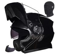 Casco da motocicletta apribile, casco integrale da moto, omologato ECE 2205, con doppia visiera antiappannamento, adatto sia per uomo che per donna. 6,L56-58CM