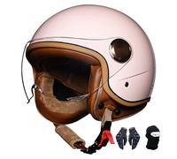 Casco Da Motociclista Jet, Casco Jet 3/4, Omologato Ece, Adatto A Scooter, Cruiser E Ciclomotori. B,M:58-59CM