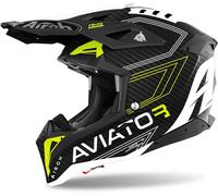 Casco da motocross Airoh Aviator 3 Primal 3K in carbonio