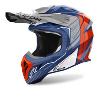 Casco da motocross Airoh Aviator Ace 2 Engine blu lucido S