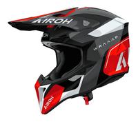 Casco da motocross Airoh Wraaap Conquer rosso lucido XL