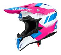 Casco da motocross Airoh Wraaap Vision rosa lucido M