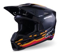 Casco da motocross Alpinestars S-M3 Force nero-giallo-rosso-bianco XS