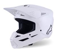 Casco da motocross Alpinestars S-M3 Solid bianco XL