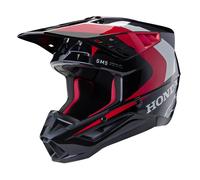 Casco da motocross Alpinestars S-M5 Honda collezione nero-rosso-grigio L