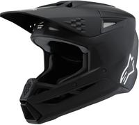 Alpinestars SM3 Solid Casco da motocross giovanile, nero opaco, Y/L (52/53)