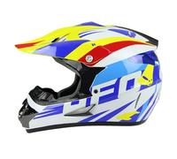 Casco Da Motocross, Casco Integrale Da Fuoristrada ECE, Caschi Da Cross ATV, For MTB BMX MX Quad, Con Occhiali, Guanti E Maschera(F,M(54-55CM))