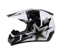 Casco Da Motocross, Casco Integrale Da Fuoristrada ECE, Caschi Da Cross ATV, For MTB BMX MX Quad, Con Occhiali, Guanti E Maschera(H,L(56-57CM))