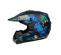 Casco Da Motocross, Casco Integrale For Moto Da Cross Elettrico For Ragazzi E Adulti, Set For Ragazzi E Ragazze, Quad, Bici BMX, MTB, ATV, Fuoristrada, DH(K,XL(58-59CM))