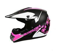 Casco Da Motocross, Casco Integrale For Moto Da Cross Elettrico For Ragazzi E Adulti, Set For Ragazzi E Ragazze, Quad, Bici BMX, MTB, ATV, Fuoristrada, DH(J,L(56-57CM))