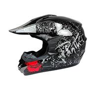 Casco Da Motocross, Casco Integrale For Moto Da Cross Elettrico For Ragazzi E Adulti, Set For Ragazzi E Ragazze, Quad, Bici BMX, MTB, ATV, Fuoristrada, DH(B,L(56-57CM))