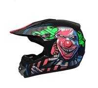 Casco Da Motocross, Casco Integrale For Moto Da Cross Elettrico For Ragazzi E Adulti, Set For Ragazzi E Ragazze, Quad, Bici BMX, MTB, ATV, Fuoristrada, DH(H,M(54-55CM))