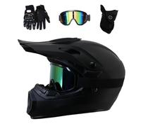 Casco da Motocross Gioventù Bambini, Integrale Fuoristrada Strada Bici da Cross Moto Casco, DOT Certificato In Discesa ATV MTB BMX Enduro Caschi, con Occhiali Guanti Maschera