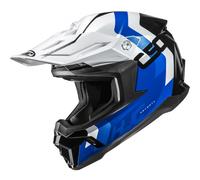 Casco da motocross HJC C50 Primal MC2 blu-bianco-nero XL