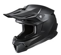 Casco da motocross HJC C50 Solid semi piatto nero XL