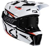 Casco da motocross Leatt 3.5 Sharp con occhiali