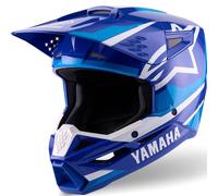 Casco da motocross per bambini Alpinestars S-M3 collezione YAMAHA blu-bianco M