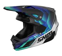 Casco da motocross per bambini Shot Speed Olymp Pearl Blue S