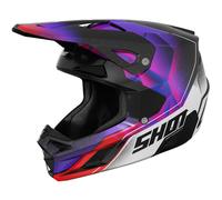 Casco da motocross per bambini Shot Speed Olymp Pearl Purple L