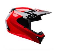 Casco Da Motocross Per Giovani Bell MX-10 Mips - ROSSO ONDA / NERO
