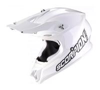 Casco da motocross Scorpion VX-16 EVO AIR Bianco pieno S