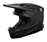 Casco da motocross Shot Furious Solid nero opaco L