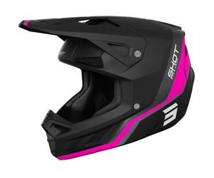 Casco da motocross Shot Speed Atomic rosa opaco S