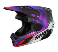 Casco da motocross Shot Speed Olymp viola perla S