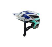 Casco da mtb troy lee designs a3 mips electra bianco blu